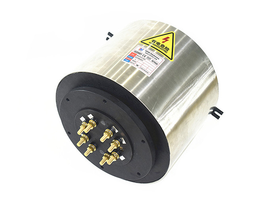 støvle Smadre lort 60rpm 4X500Amp IP64 Electrical Slip Ring High Current Low Noise 10mohm